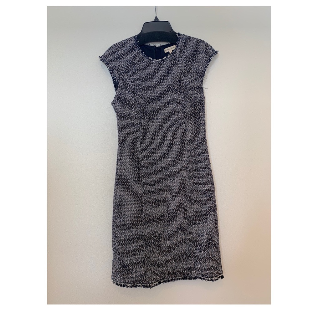 Rebecca Taylor Sleeveless Confetti Tweed Dress